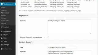 WooCommerce PDF Invoice screenshot