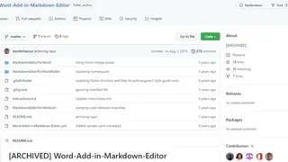 Word-Add-in-Markdown-Editor screenshot