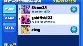 Word Chums screenshot