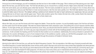 Word Count Tool screenshot