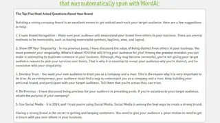 WordAi screenshot