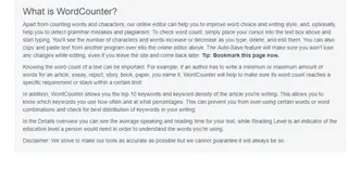 WordCounter screenshot