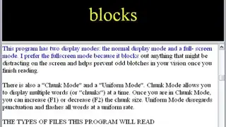 WordFlashReader screenshot
