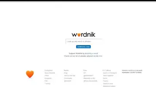 Wordnik screenshot