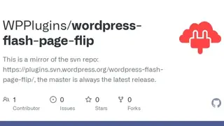 WordPress Flash Page Flip screenshot