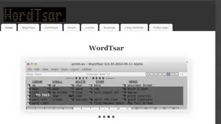WordTsar screenshot