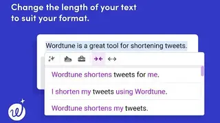 Wordtune screenshot
