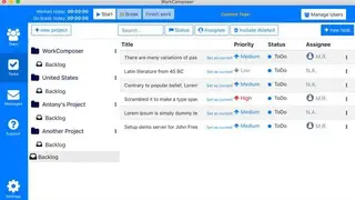 Work Composer screenshot