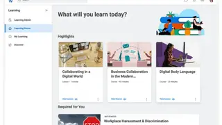 Workday Enterprise Learning screenshot