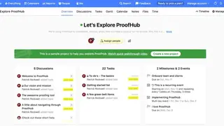 Workflow management tool ProofHub screenshot