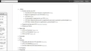 WorkFlowy screenshot