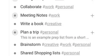 WorkFlowy screenshot