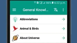 World General Knowledge (English) screenshot