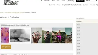 World Photography Organisation screenshot