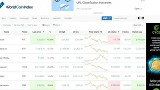 WorldCoinIndex screenshot