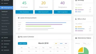WP ERP screenshot
