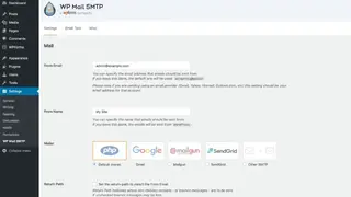 WP Mail SMTP screenshot