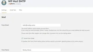 WP Mail SMTP screenshot