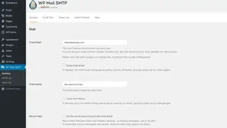 WP Mail SMTP screenshot