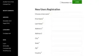 WP-Members screenshot