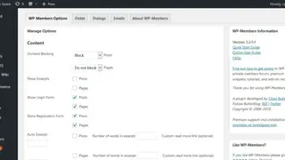 WP-Members Membership Plugin screenshot