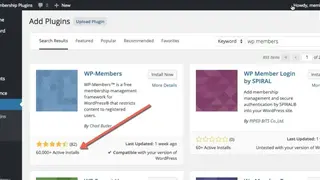 WP-Members Membership Plugin screenshot