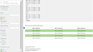 WP Responsive Table screenshot