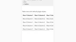 WP Responsive Table screenshot