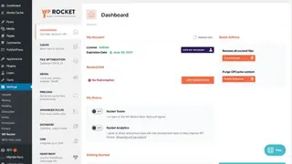 WP Rocket screenshot