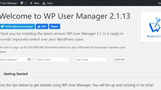 WP User Manager screenshot