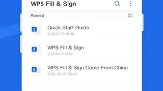 WPS PDF Fill & Sign screenshot