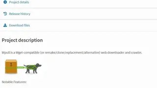 Wpull screenshot