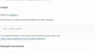 Wpull screenshot