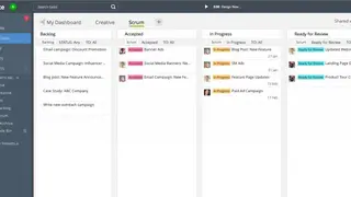 Wrike Scrum Boards screenshot