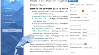 Write app screenshot