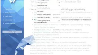Write app screenshot