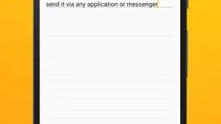 Write SMS by voice screenshot