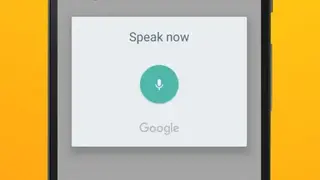 Write SMS by voice screenshot