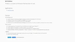 Writebox screenshot