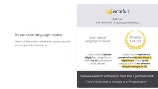 Writefull screenshot