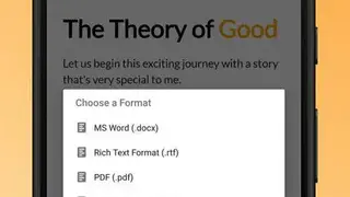 Writer – Create Docs, Share screenshot