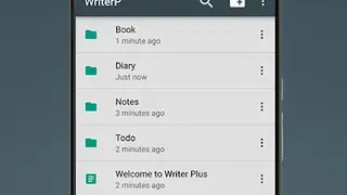 Writer Plus (Write On the Go) screenshot