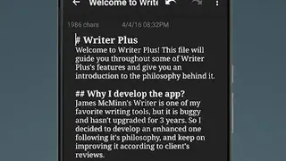 Writer Plus (Write On the Go) screenshot