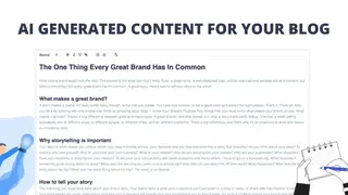 Writesonic AI Article Writer Generator screenshot