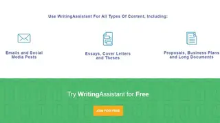 Writing Assistant screenshot