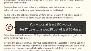 Writing Streak screenshot