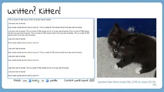Written? Kitten! screenshot