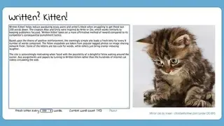 Written? Kitten! screenshot