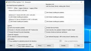 WSUS Offline Update screenshot