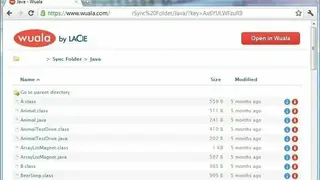 Wuala screenshot